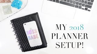 HOW IVE ORGANIZED MY PLANNER FOR 2018  5 TIPS FOR CHOOSING YOUR PLANNER [upl. by Negiam]