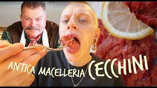 A pranzo da DARIO CECCHINI allANTICA MACELLERIA più famosa dItalia 🥩🍷 [upl. by Marney]