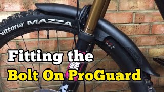 How To Fit a RRP ProGuard Bolt on Front Mudguard [upl. by Flann365]