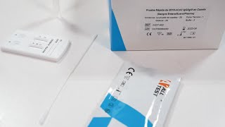 ALLTEST COVID19 Antigen Test and FLU AB [upl. by Ahsener654]