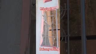 Steel relling  round pipe relling  balcony relling round pipe design construction [upl. by Urania]