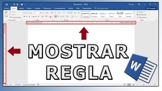 Como ver regla de Word en Office Word 2016 [upl. by Caritta]