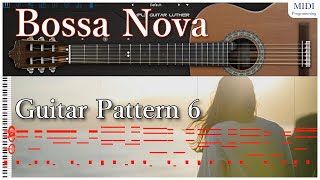 Bossa Nova Guitar Pattern  6  MIDI Progamming [upl. by Akialam697]