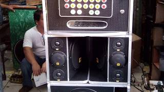 Videoke Karaoke Tower 12x15 44 Split  Kevler Setup  Platinum Piano [upl. by Annayrb546]