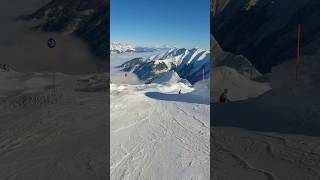 Kitzsteinhorn Kaprun  Skiing on the Glacier  Blue 10  skiing ski winter mountains narty [upl. by Hannis]