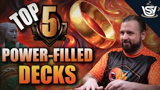 Top 5 PowerFilled Decks [upl. by Savart]