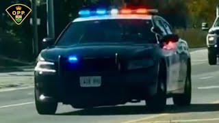 Ontario Provincial Police  Responding  Dodge Charger  2024 [upl. by Yelrebmik72]