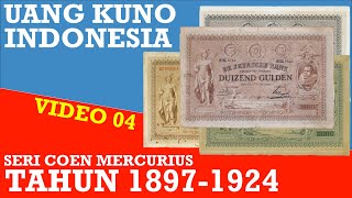 Uang Kuno Netherlands Indies  Indonesia Seri Coen Tongkat Tahun 18971924 [upl. by Korella203]