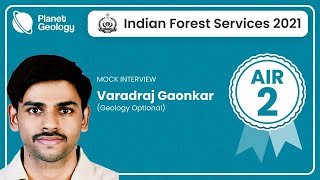 AIR 2 Varadraj Gaonkar  UPSC IFoS Mock Interview Feedback  Geology Optional Student [upl. by Enomis]