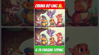 6 ta Farqni toping Farqini195 Obuna Bõling🔔 [upl. by Rehprotsirhc]