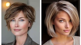 CORTES DE CABELLO CORTO MUJER 2024 pixie Haircut ideas [upl. by Laaspere933]