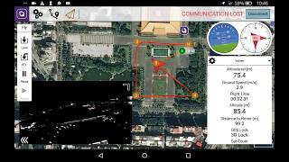 Ardupilot Mini Drone Sky Viper 2450 GPS with QGC Live video stream QGroundControl [upl. by Carmelina521]