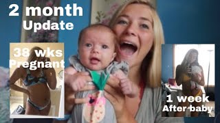 TEEN MOM 2 MONTH BABY UPDATE  POSTPREGNANCY BODY [upl. by Eocsor474]