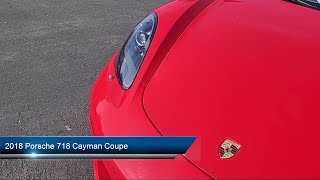 2018 Porsche 718 Cayman Coupe Fresno Clovis Visalia Hanford Tulare [upl. by Cantlon754]