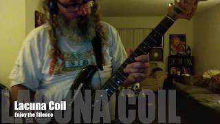 Lacuna Coil  Enjoy the Silence Guitar Cover [upl. by Yarg]