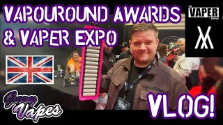 Vapouround Awards and Vaper Expo Vlog 2023 [upl. by Yadahs]