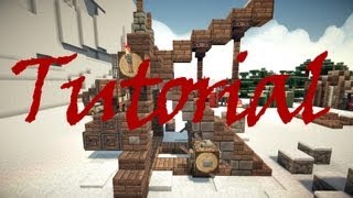 Minecraft Tutorial Mittelalter Katapult  Tribok deutsch [upl. by Ichabod667]