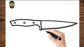 How To Draw A Knife [upl. by Daughtry816]