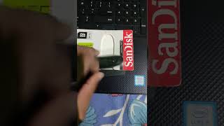 SanDisk Ultra fast pendrive 32GB speed up to 130 MBs read viral shorts computerscience sandisk [upl. by Perrie]