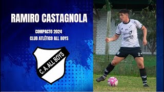 Ramiro Castagnola  Defensor central  center back  CA All Boys 2024 [upl. by Ikkir31]