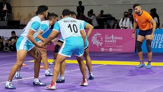 Uttar Pradesh vs Haryana kabaddi match  36th National Games  by ADT Sports [upl. by Emiolhs]