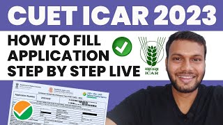 🟠How to fill ICAR 2024 Application Form  How to fill CUET 2024 Online Form  ICAR 2024 Registration [upl. by Ressay581]