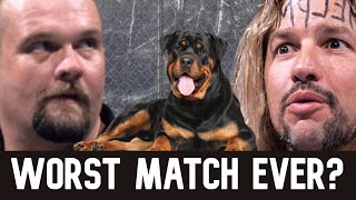 Al Snow vs Big Boss Man Kennel From Hell  Worst Wrestling Match In WWE History [upl. by Sallyann784]