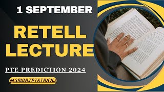 PTE Retell Lecture  August 2024  MUST PRACTICE [upl. by Edras629]