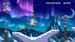 New Super Mario Bros U Playthrough Part 7  Frosted Glacier Part 1 of 2 [upl. by Walcott]