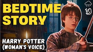 Harry Potter and the Sorcerers Stone Audiobook  rain Chapter 1 ASMR Bedtime Story woman voice [upl. by Anak15]