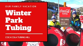 Tubing at Winter Park Resort  Coca Cola Tubing Hill Colorado Update [upl. by Glorianna]