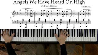 Angels We Have Heard On High  Advanced Piano Arrangement No 3  118000pts [upl. by Ratep]