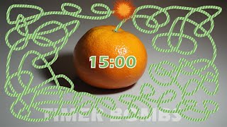 15 Minute Mandarin Bomb Timer  Stop Motion Animation [upl. by Anissej842]