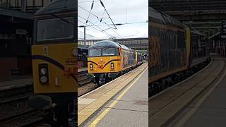 69010 drags 360108 passes through Bedford from Kettering Stabling Sidings to Northampton Emd 12724 [upl. by Assirem]