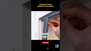 Transform Your Home with Acoustic Foam Weather Seal Strip for Sliding Doors amp Windows sealstrip [upl. by Raffo]