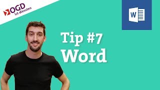 7 Word Tips  Leer snel je documenten opmaken en de structuur aanpassen  Word Office365 [upl. by Marji]