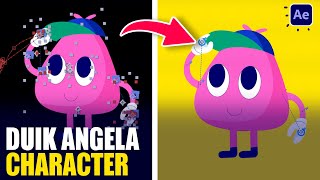 DUIK ANGELA Easy Way Character Rigging  Animation in After Effects Tutorials [upl. by Salvucci]