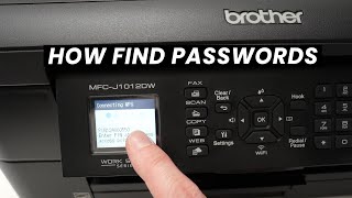 How to Find the Passwords of Any Brother Printer  3 Ways [upl. by Allehs]