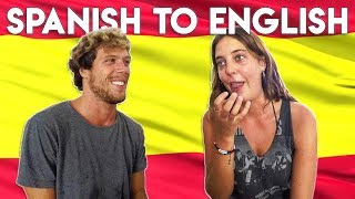 Funny Spanish words translated into English  quotI suck an eggquot haha [upl. by Furie]