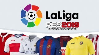 PES 2019  LIGA ESPANHOLA LICENCIADA MY CLUB MENUS E MUITO MAIS [upl. by Sparky341]