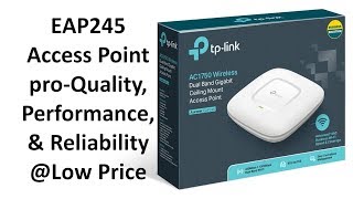 TPLink EAP245 Access Point DualBand AC1750 [upl. by Paige]