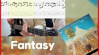 Earth Wind amp Fire  Fantasy Bass cover Tab [upl. by Costanzia558]