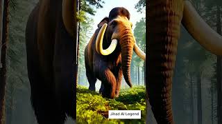 Woolly Mammoth in Forest cute hybrids cuteanimals mammoth [upl. by Wieche]