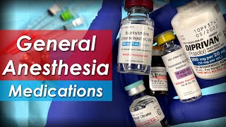 General anesthesia pharmacology  Medications for induction maintenance amp emergence [upl. by Yasibit553]