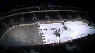 Allen Event Center  Wranglers Turf Time Lapse [upl. by Casie641]