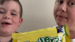 Trying banana peelers candy peeler banana mukbang [upl. by Palua179]