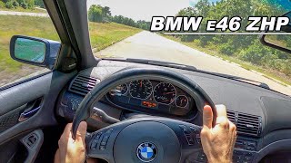 The Cult Classic You Need to Drive 2004 BMW E46 330i ZHP POV Binaural Audio [upl. by Dosia]