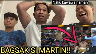 BAGSAK SI MARTIN CASIMERO NANOOD MARTIN VS TOSTADO FIGHT [upl. by Meara]