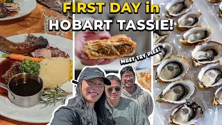 FIRST DAY in TASMANIA Australia Family Travel Vlog Things to Eat See amp Do in Hobart 2024 [upl. by Asserrac]