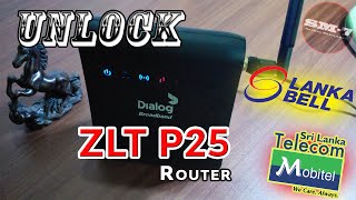 How to unlock Dialog ZLT P25 router With English subtitlesSm7 [upl. by Stanfill]